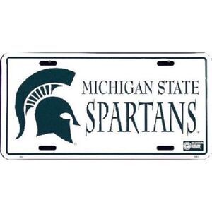 Michigan State Spartans NCAA License Plate